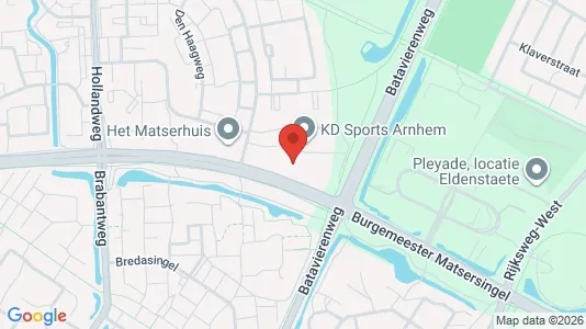 Kantorruimte for rent i Arnhem - kort over placeringen