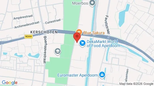 Kantorruimte for rent i Apeldoorn - kort over placeringen