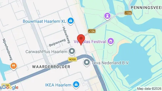 Kantorruimte for rent i Haarlem - kort over placeringen