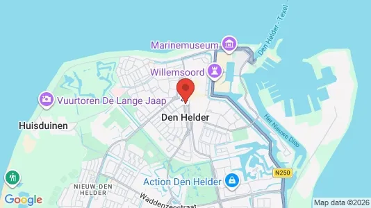 Winkels for rent i Den Helder - Foto uit Google Street View