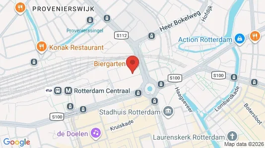 Kantorruimte for rent i Rotterdam Centrum - kort over placeringen
