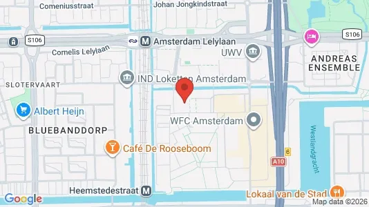 Kantorruimte for rent i Amsterdam Slotervaart - kort over placeringen