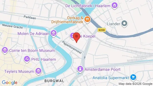 Kantorruimte for rent i Haarlem - kort over placeringen