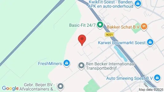 Bedrijfsruimtes for rent i Soest - kort over placeringen