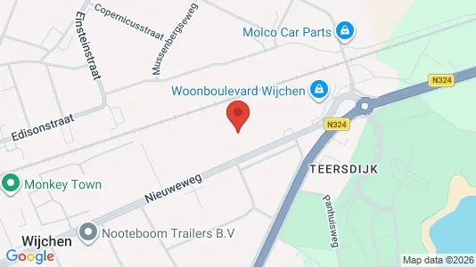 Bedrijfsruimtes for rent i Wijchen - Foto uit Google Street View