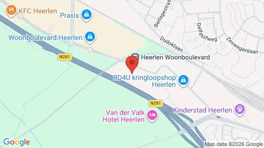 Bedrijfsruimtes for sale i Heerlen - kort over placeringen