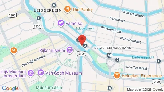 Bedrijfsruimtes for rent i Amsterdam Centrum - kort over placeringen