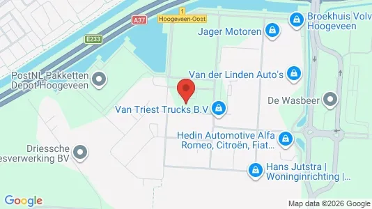 Bedrijfsruimtes for rent i Hoogeveen - Foto uit Google Street View