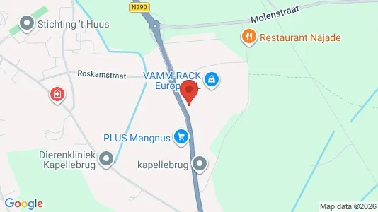 Producties for rent i Hulst - kort over placeringen