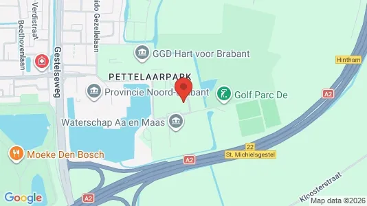 Kantorruimte for rent i Den Bosch - kort over placeringen