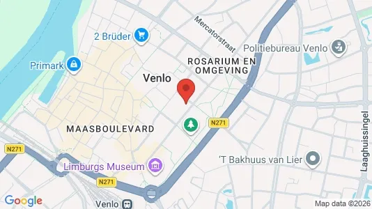 Kantorruimte for rent i Venlo - kort over placeringen
