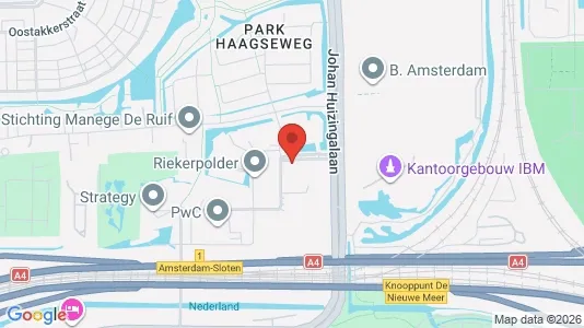Kantorruimte for rent i Amsterdam Slotervaart - kort over placeringen