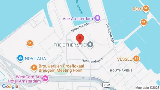 Kantorruimte for rent i Amsterdam Centrum - kort over placeringen