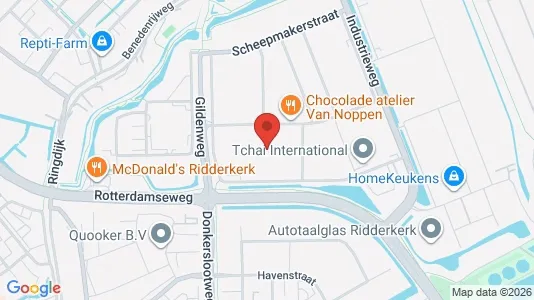Bedrijfsruimtes for rent i Ridderkerk - kort over placeringen