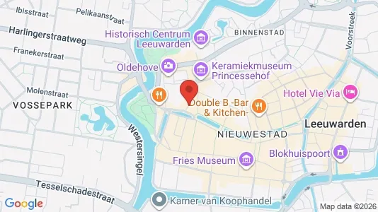 Kantorruimte for rent i Leeuwarden - kort over placeringen