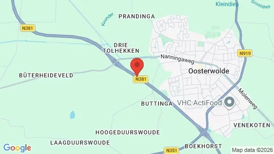 Horeca panden for rent i Ooststellingwerf - kort over placeringen
