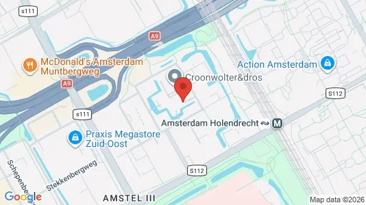 Kantorruimte for rent i Amsterdam-Zuidoost - kort over placeringen