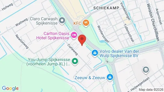 Coworking spaces for rent i Nissewaard - kort over placeringen