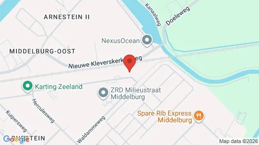 Bedrijfsruimtes for rent i Middelburg - kort over placeringen