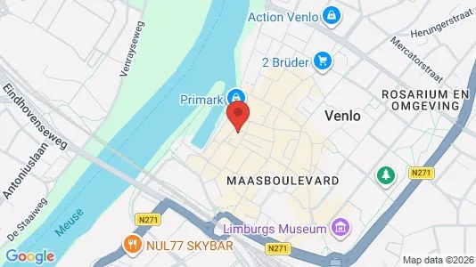 Bedrijfsruimtes for rent i Venlo - Foto uit Google Street View