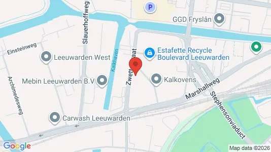 Kantorruimte for rent i Leeuwarden - kort over placeringen