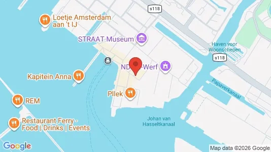 Kantorruimte for rent i Amsterdam Noord - kort over placeringen