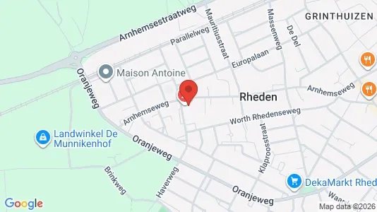 Grond for rent i Rheden - kort over placeringen