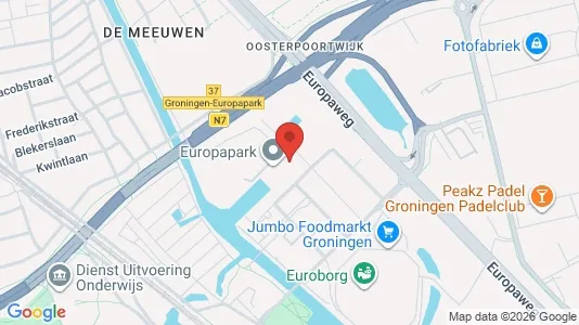 Kantorruimte for rent i Groningen - kort over placeringen