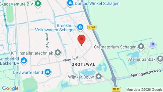 Kantorruimte for rent i Schagen - kort over placeringen