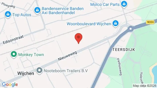 Bedrijfsruimtes for rent i Wijchen - Foto uit Google Street View
