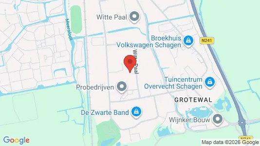 Bedrijfsruimtes for rent i Schagen - kort over placeringen