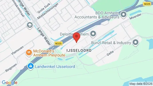 Kantorruimte for rent i Arnhem - kort over placeringen
