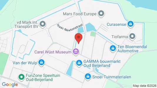 Grond for rent i Oud-Beijerland - kort over placeringen