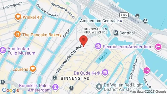 Bedrijfsruimtes for rent i Amsterdam Centrum - kort over placeringen