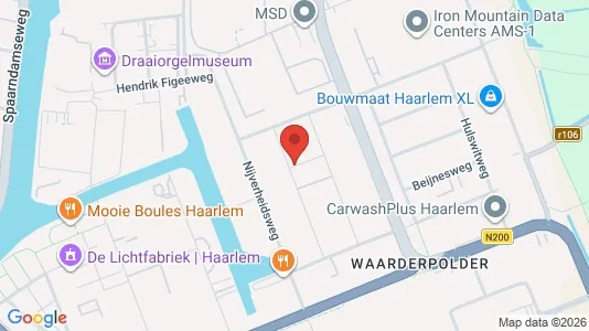 Bedrijfsruimtes for rent i Haarlem - kort over placeringen
