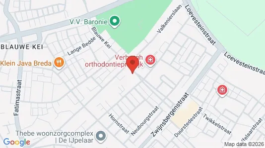 Grond for rent i Breda - kort over placeringen