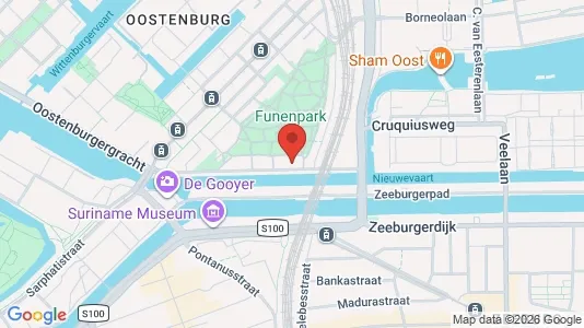 Kantorruimte for rent i Amsterdam Centrum - kort over placeringen