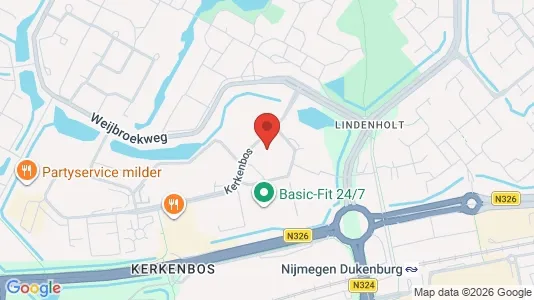Kantorruimte for rent i Nijmegen - kort over placeringen