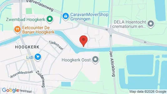 Kantorruimte for rent i Groningen - kort over placeringen