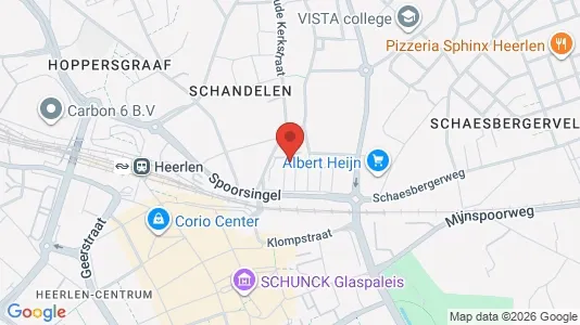 Kantorruimte for rent i Heerlen - kort over placeringen