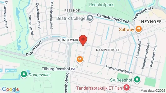 Kantorruimte for rent i Tilburg - Foto uit Google Street View