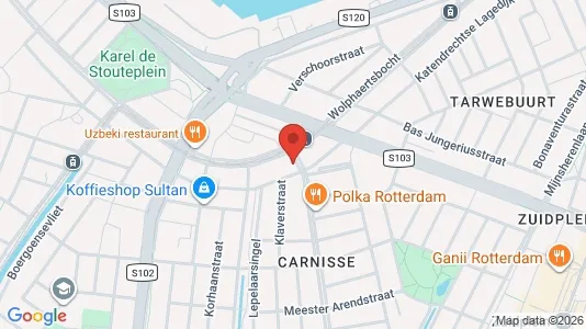 Bedrijfsruimtes for rent i Rotterdam Charlois - kort over placeringen