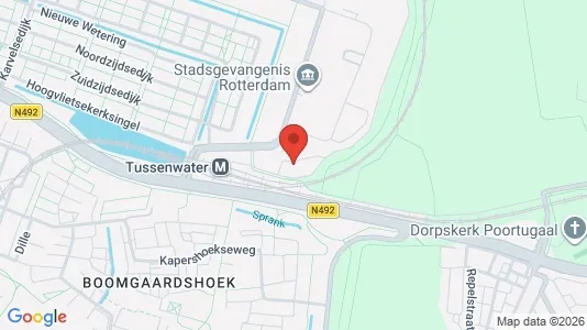 Kantorruimte for rent i Rotterdam Hoogvliet - kort over placeringen