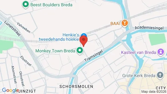 Bedrijfsruimtes for rent i Breda - Foto uit Google Street View