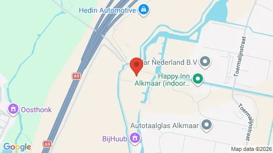 Kantorruimte for rent i Alkmaar - kort over placeringen