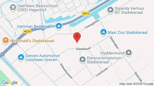 Bedrijfsruimtes for rent i Stadskanaal - Foto uit Google Street View