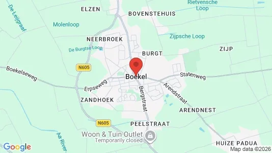 Winkels for rent i Boekel - Foto uit Google Street View
