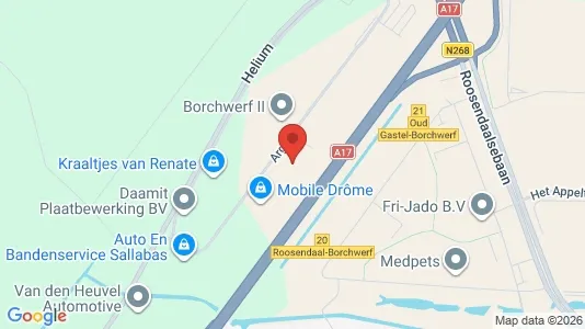 Bedrijfsruimtes for rent i Halderberge - Foto uit Google Street View