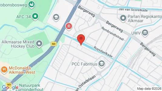 Grond for rent i Alkmaar - kort over placeringen