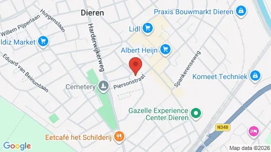 Bedrijfsruimtes for rent i Rheden - kort over placeringen